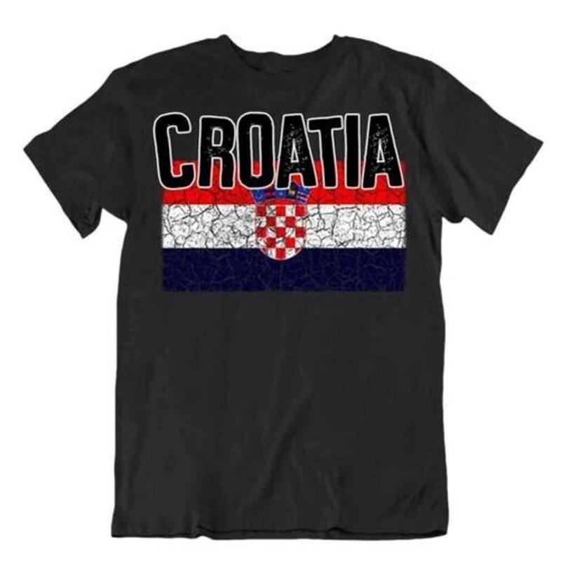 Flag T Shirt Croatia Fashion Country Keepsake Gift Pride Logo