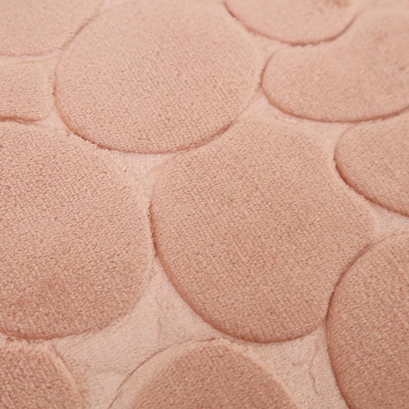 3PCS Bathroom Bath Mat Set Toilet Rugs Flannel Anti Slip Shower Carpets Set Home Toilet Lid Cover Shower Room Rug Floor Mats