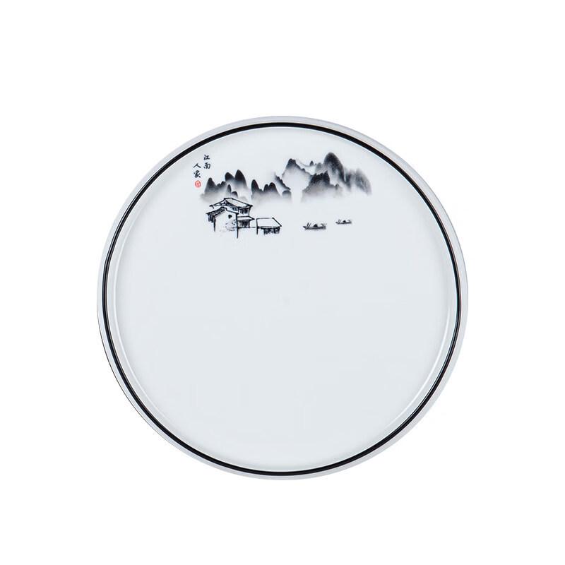 Modern Minimalist Chinese Ceramic Dinner Plate