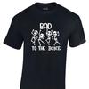 Bad To The Bone Printed Halloween T-shirt