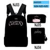Popular Youthful Tini Stoessel Tour 3D Print 3pcs/Set Student Travel bags Laptop Daypack Backpack Shoulder Bag Pencil Case