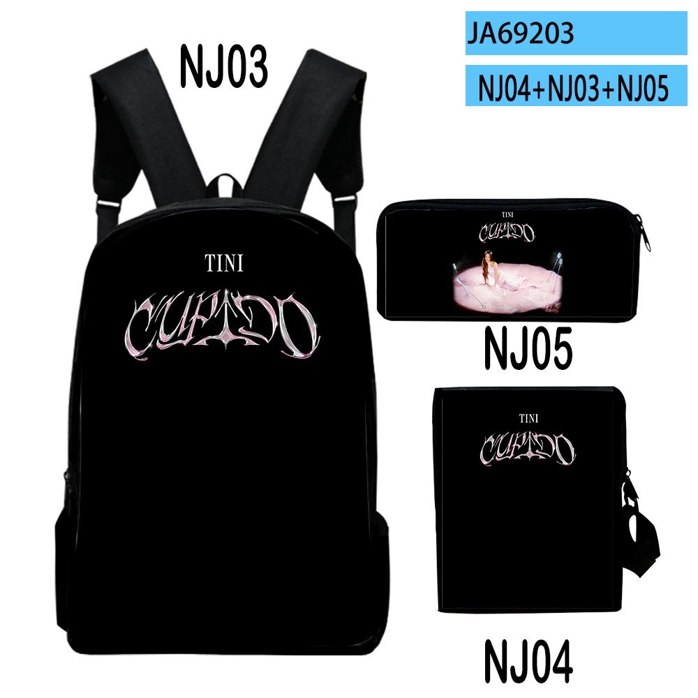 Popular Youthful Tini Stoessel Tour 3D Print 3pcs/Set Student Travel bags Laptop Daypack Backpack Shoulder Bag Pencil Case