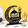 2025 Ramadan Adventskalender Eid Mubarak Acryl Countdown-Kalender Islamisches Muslimisches Festival Party Tisch Heimdekoration Ornament