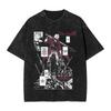 Devil May Cry Dante Manga Washed TShirt DMC Graphic Print TShirts for Men Women Clothing Cotton Oversized Short Sleeve Tees