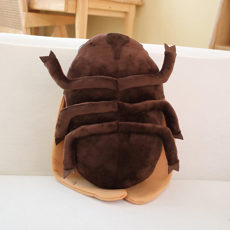 Nice 1pc 48cm Likelike Insect Plush Toys Cicada Stuffed Soft Animals Pillow Back Cushion Insect Doll Kids Toys Girls Boys Gift