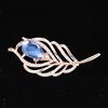 Fashion Lovely Alloy Feather Brooch Women Jewelry Clothing Accessory