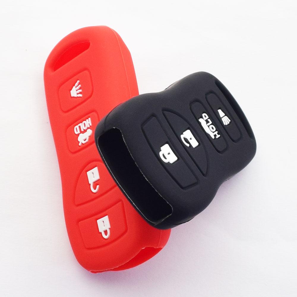 Silicone Car Key Case Smart Remote Control Protector Cover For Nissan X-Trail Armada Sentra Altima Titan X-Terra Murano Infiniti