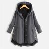 Women Jackets Korean Loose Big Size Coat Female Mid Length Hooded Spring Autumn Tops Outewear