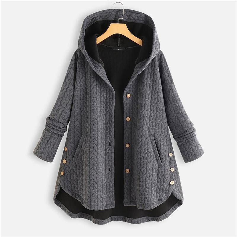 Women Jackets Korean Loose Big Size Coat Female Mid Length Hooded Spring Autumn Tops Outewear