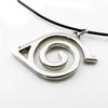 4 Styles Silver Color Naruto Muyemura Ninja Logo Pendant Necklace Traitor Satsuke Ayou Logo Pendant Anime Surrounding