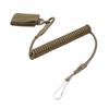 Elastic Lanyard Rope Tactical Anti-lost Spring Safety Strap Gun Rope For Key Ring Chain Flashlight Hunting Accessories
