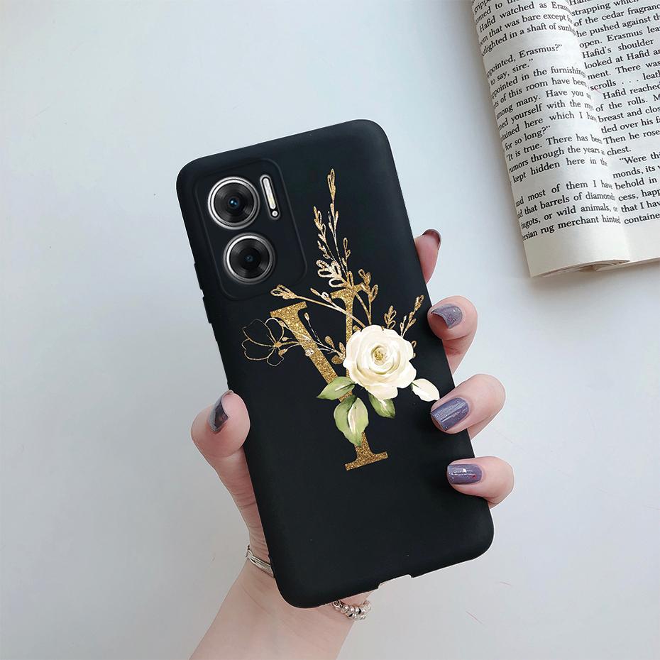 For Xiaomi Redmi 10 5G Case Cute Letters Cover Soft Silicon Protective Phone Case For Xiaomi Redmi 10 Redmi10 5G 2022 Back Cover