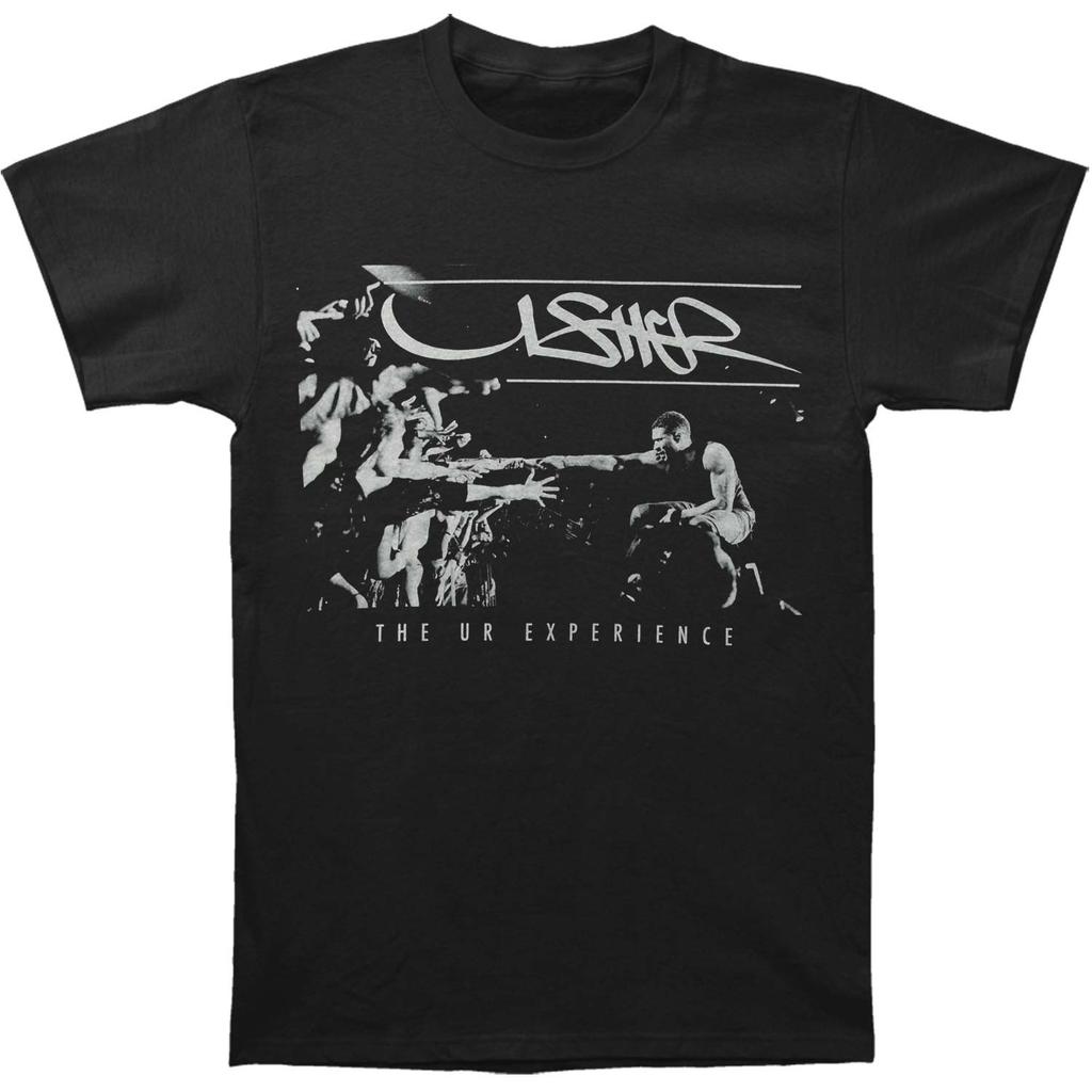 Men's Usher UR Experience North America T-shirt Large Black