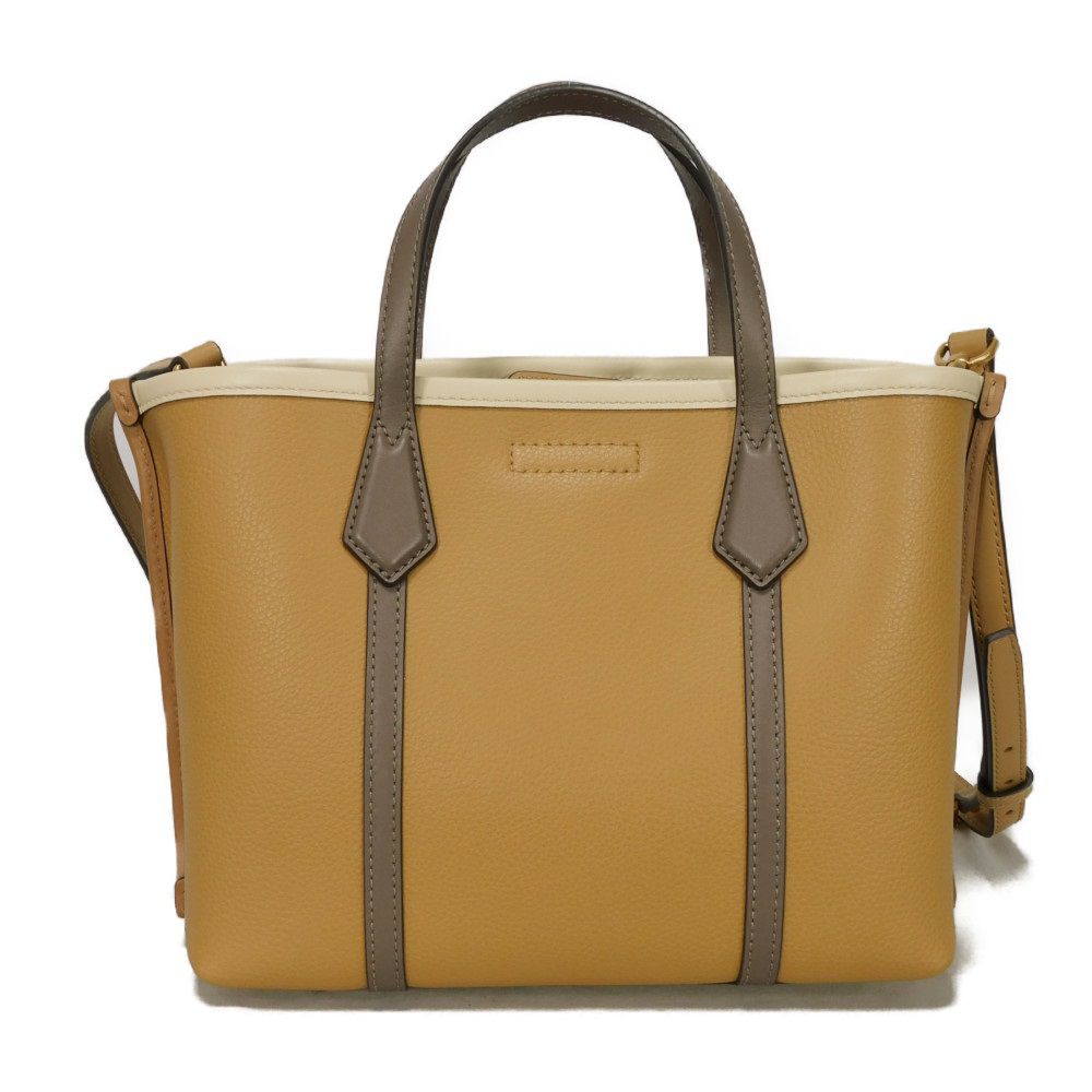 Used 10833 Perry Small Tote 161436 7924 Current Camel 2-Way Shoulder Bag Logo Ginger Shortbread Multi Women's from