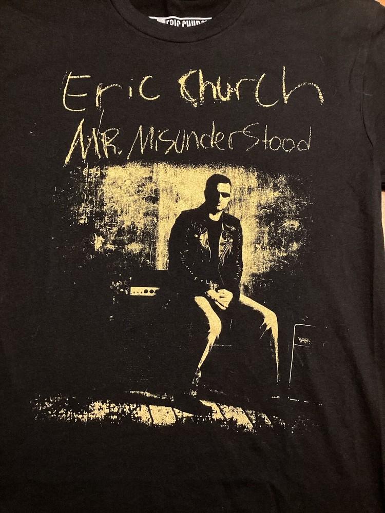 

NWOT Official Eric Church Mr. Misunderstood Concert Tour Shirt Size Small Rare Unisex T-Shirt XXXXL