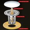 Plastic Floor Drain Filter Mesh Hair Trap Sealing Cover Pop Up Drain Filter Anti-clog Multifunctional Shower Leak Net