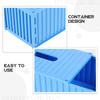 Decorative Rectangular Shipping Container Tissue Box Vintage Style Holder for Home Office Car Bathroom Kitchen Napkin Facial