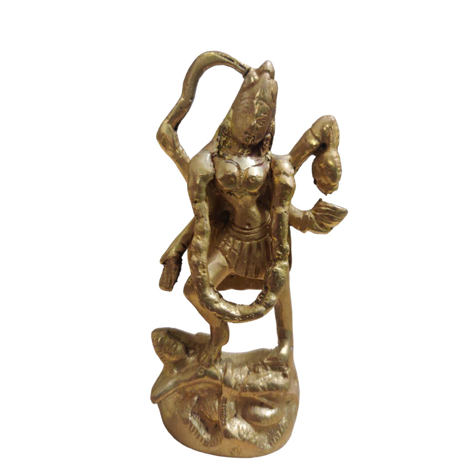 @ Indian Traditional Brass Maa Kali Statue For Pooja Home And Temple Zr652-60%Off