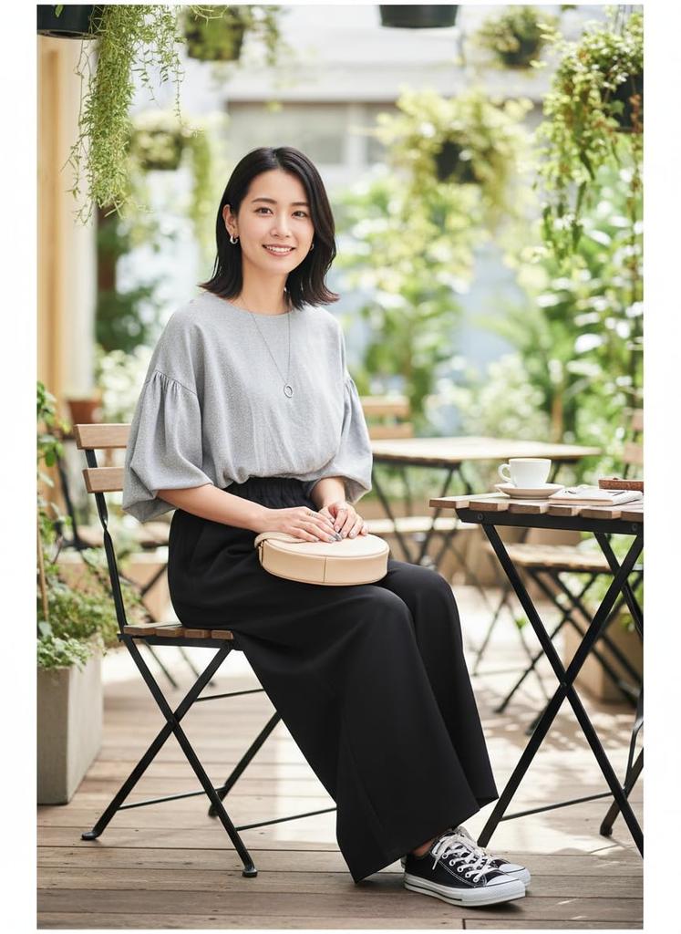 Green Tea Loose Fit Plus and Relaxed Fit for and Commuting Women's Wide-leg Pants, Sizes, Flattering, Lightweight, Pleated, Office, Casual, (L, Black)