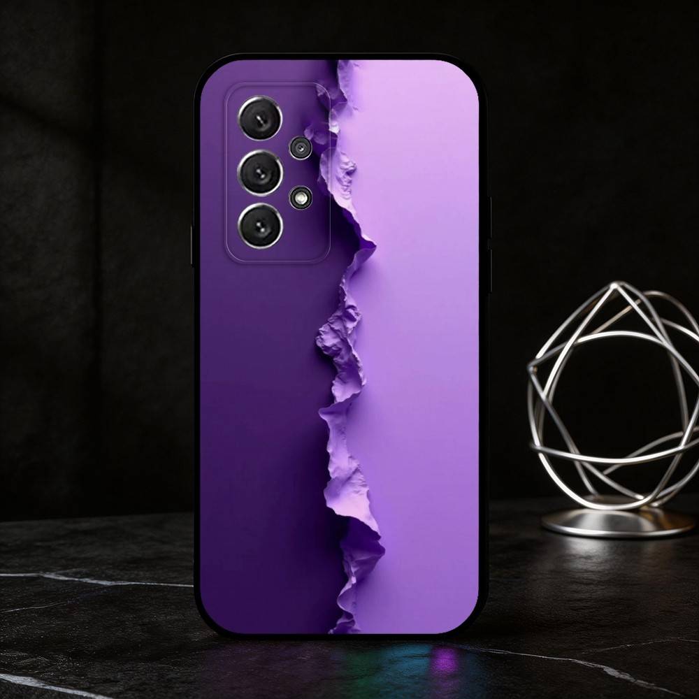 

T-Tearing paper art phone Case For Samsung S25,24,21,22,23,30,Ultra,20,Plus,Fe,Lite,Note Soft Black Cover Samsung S305G