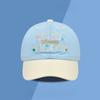 Small Fresh Dopamine Contrasting Letters Embroidery Baseball Hat Men'S And Women'S Caps Show Face Small Sun Protection