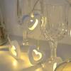 Hanging Fairy Lights Wooden Night Light Party Decoration Atmosphere Lamp  Bedroom