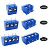 100Pcs KF301-2P KF301-3P KF301-4P Spliceable PCB Terminal Block Connector 2 Pin 3 Pin 4Pin 5mm Pitch for Breadboard PCB Board