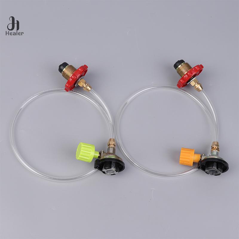1PC Camping Gas Stove Gas Refill Adapter Outdoor Cassette Gas Tank Filling Valve Gas Tank Furnace Inflation Valve Accessories