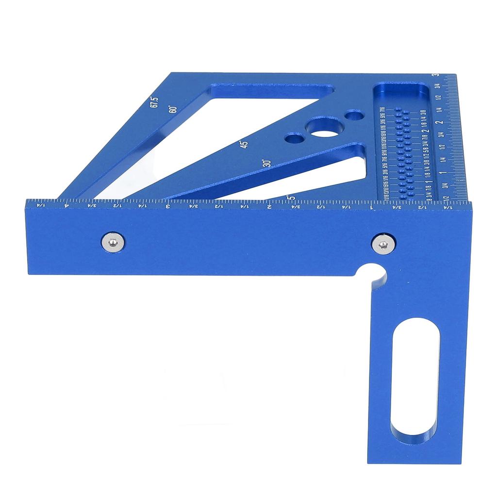 Woodworking Ruler Multifunctional Angle Msuring Ruler Aluminum Alloy   Tool for Scribing and Marking