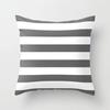 Modern Simple Gray Geometric Peach Leather Velvet Pillowcase Summer Sofa Home Office Cushion Pillowcase
