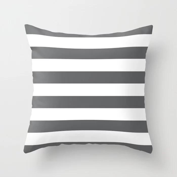 Modern Simple Gray Geometric Peach Leather Velvet Pillowcase Summer Sofa Home Office Cushion Pillowcase