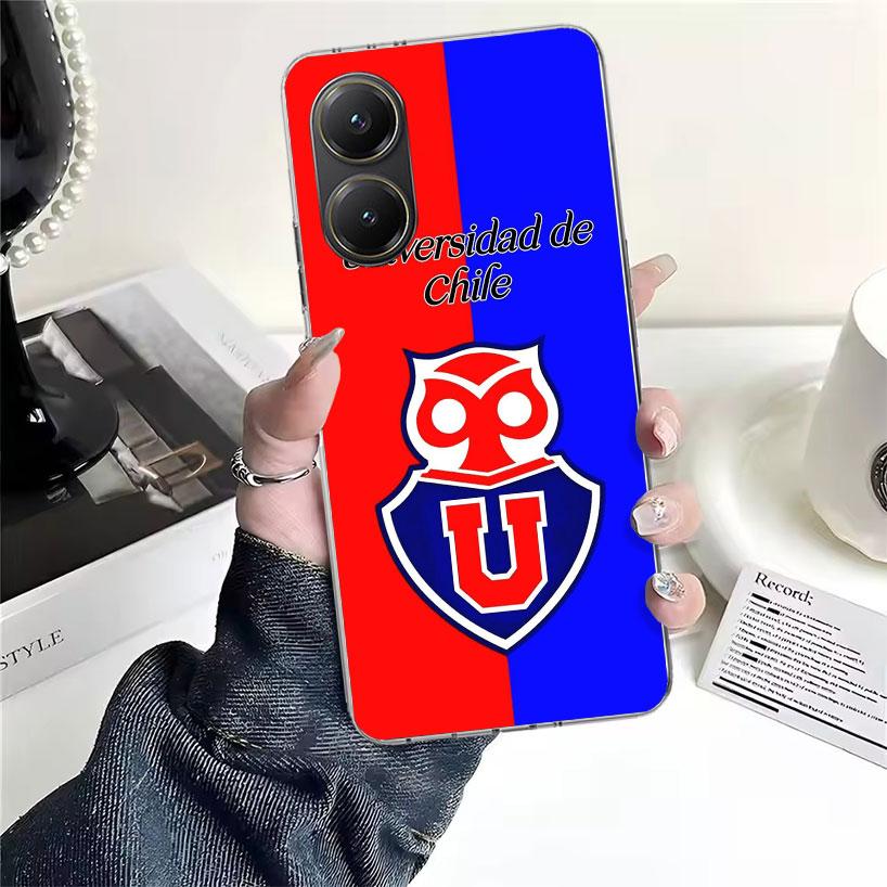 De Chile U-University Logo For Xiaomi Poco X7 X6 X5 F7 Ultra F6 F5 Pro Phone Case X4 Nfc F4 Gt F3 M6 M5S M5 M4 M3 Fundas Cover C