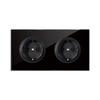 2022 New Black Glass Panel USB Wall Socket EU, Push Wall Switch with LED Indicator Light, UK 13A Wall Socket Switches