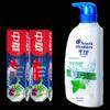 Conjunto Refrescante Zhonghua Pasta de Dente Dentes Saudáveis & Shampoo Controle de Caspa