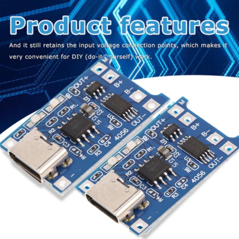 5PCS TP4056 18650 Lithium Battery Charging Board Module 5V With Overcharge Protection for DIY Electronics Projects