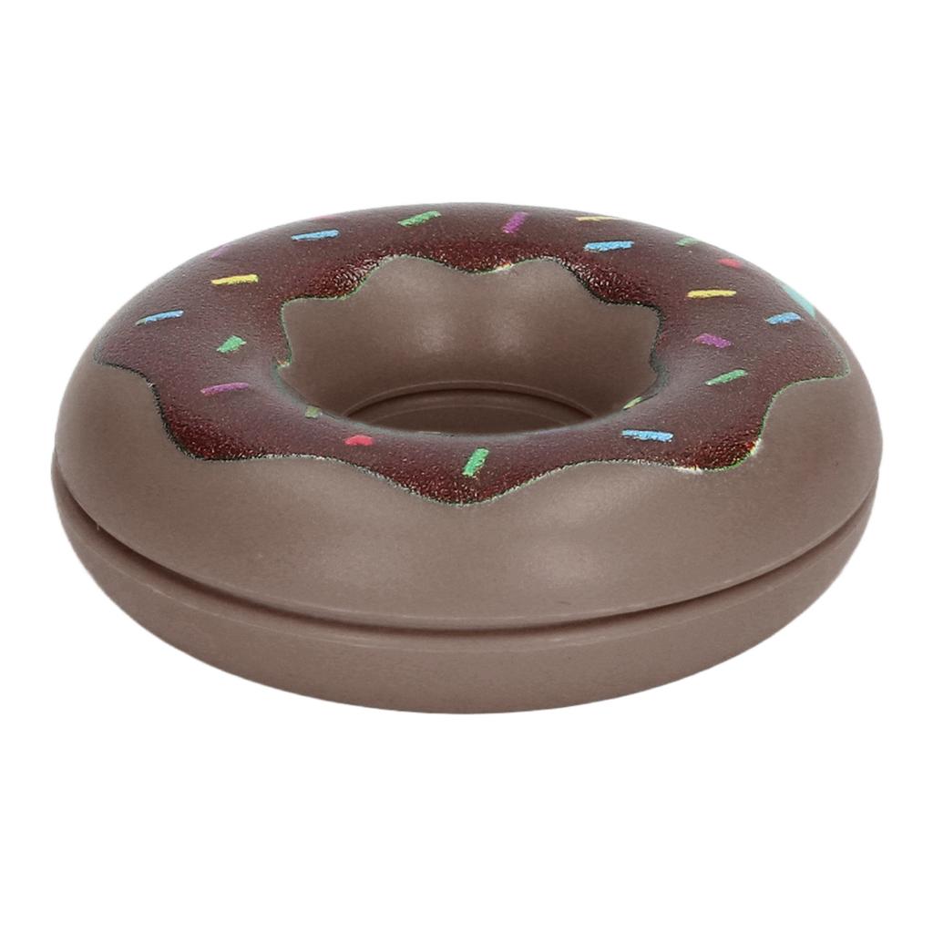 Fidget Toy Magnetic Anxiety Pressure Relieving Doughnut Fidget Slider for Adults Kids Brown