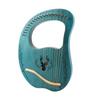 19 String Lyre Harp Portable Wooden Resonance Box String Instrument with Tuning Wrench and Picks for Beginners