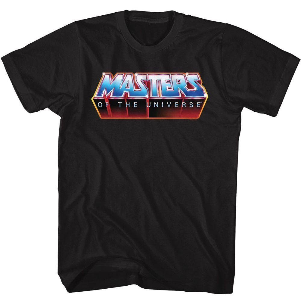 

Черная футболка унисекс с детальным логотипом Masters Of The Universe S