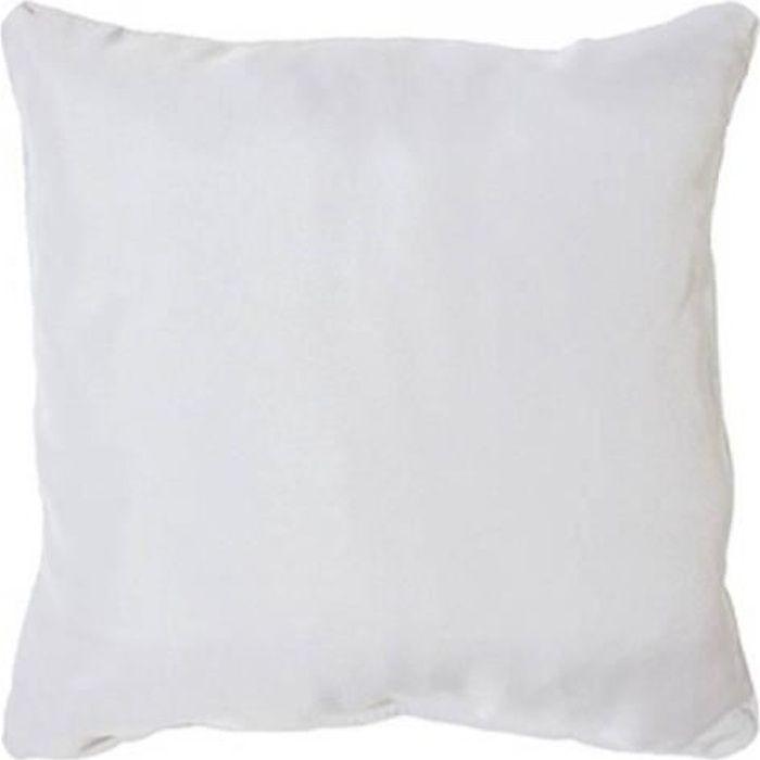 Coussin - DOUCEUR D'INTERIEUR - 40x40 cm - Fibre synthétique - Motif uni - Intérieur