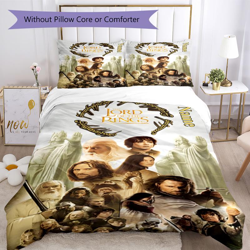 Warner Bros. Films (11) Customize Your Name Bedding Set Breathable Duvet Cover with Pillowcases Home Decoration Birthday Gift