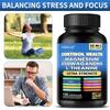 Didacat Cortisol Health Magnesium Ashwagandha L-Theanine Supplement, 120 Capsules