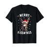 Merry Kissmyass Donkey Funny Christmas Dirty Joke T Shirt Vintage Stretched Stylish Top For Everyday Wear Slightly
