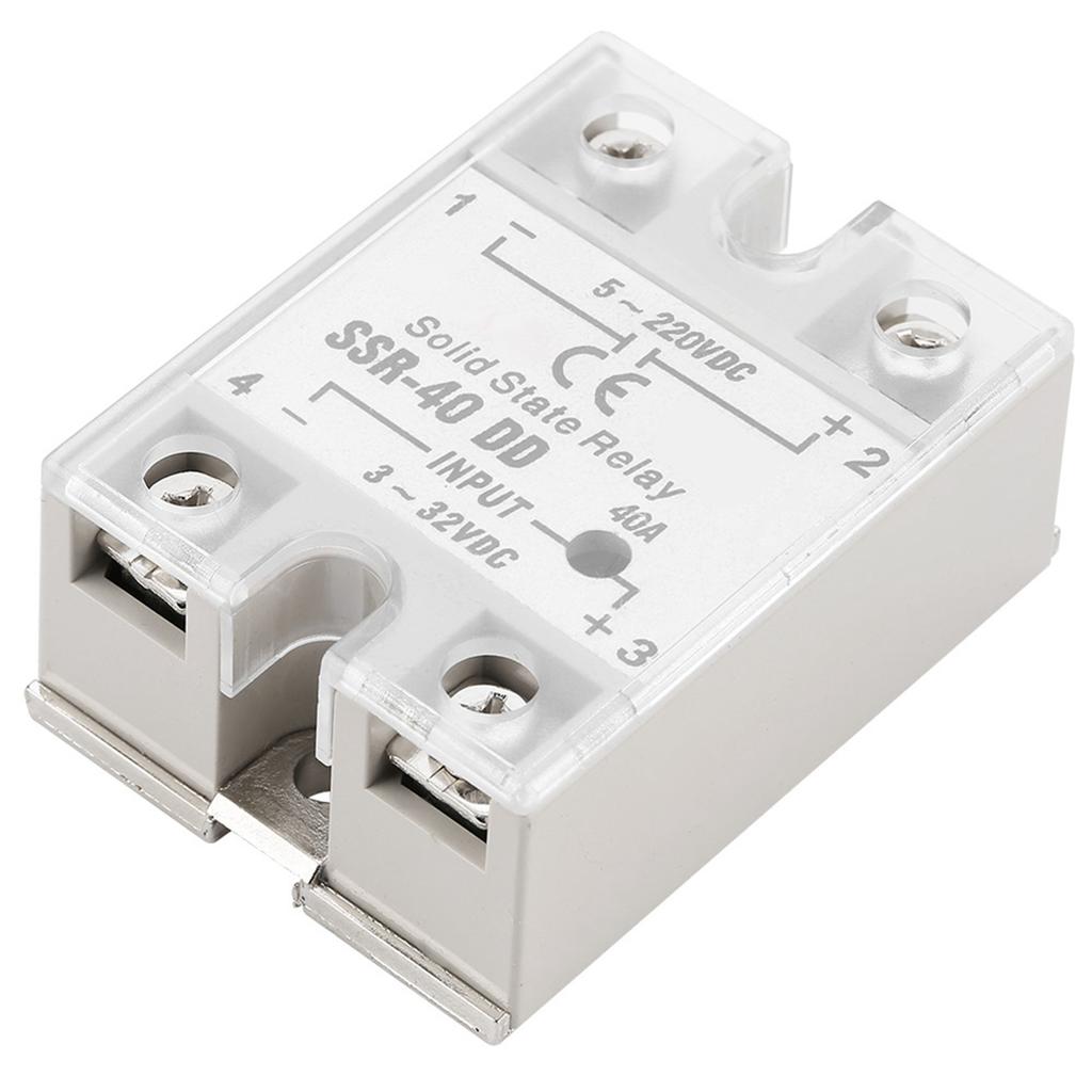SSR 40 DD 40A 5 220VDC Solid State Relay For Industrial Automation Process