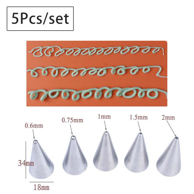 Ruské cukrářské trysky na smetanovou polevu nanášecí trysky Tipy na zdobení dortů Tipy na dortové trysky Cukrovinky Nástroje na pečení na dorty