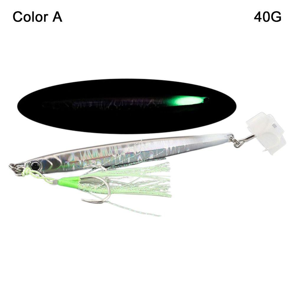 Iron Fishing Lure 40g 60g Fishing Tackle Durable Metal Jig Lure