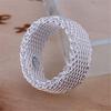 925 Silver Hollow Ring For Woman Fashion Charm Wedding Engagement Jewelry