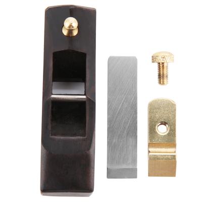 Mini Cepillo de Mano de Fondo Plano Carpintero Ranurado de Madera Recorte DIY Cepillo de Madera Hoja de 13 mm