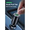 Car 100W/200W Dual Port Mini USB Charger Ultra Fast Charging Cigarette Lighter Socket 12V Aluminum Cell Phone Charging Adapter