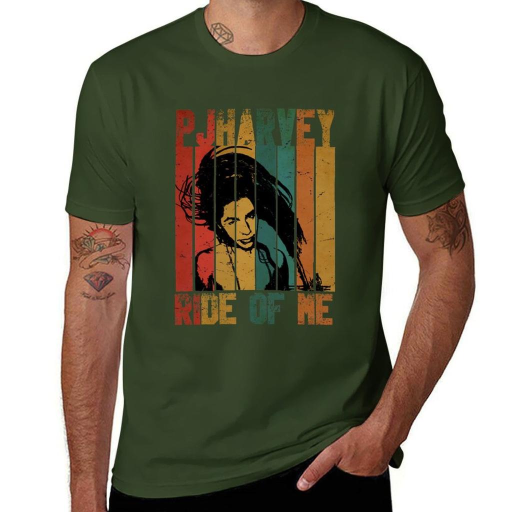 Vintage Pj-harvey - Ride of Me T-Shirt Oversized T Shirt for a Boy Blanks T Shirts for Men Pack