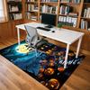 1pc Halloween HauntedHouse Themed Rug for Home Decor, Non-slip Office Carpet, Chair Mat, Outdoor Mat, Christmas and Halloween Gifts-0731082
